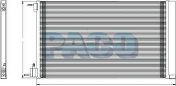 PACO MP5261 - Конденсатор, кондиціонер autozip.com.ua