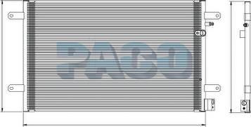 PACO MP5200 - Конденсатор, кондиціонер autozip.com.ua