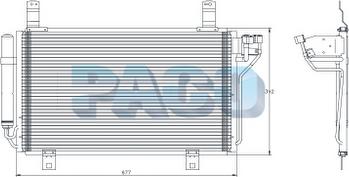 PACO PL5490/RD - Конденсатор, кондиціонер autozip.com.ua