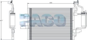 PACO PL5564/RD - Конденсатор, кондиціонер autozip.com.ua