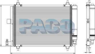 PACO PL5532/RD - Конденсатор, кондиціонер autozip.com.ua