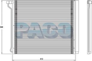 PACO PL5691 - Конденсатор, кондиціонер autozip.com.ua