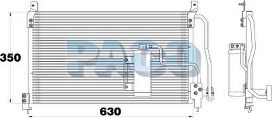 PACO PL5056/RD - Конденсатор, кондиціонер autozip.com.ua