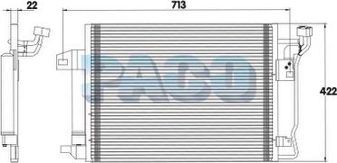 PACO PL5140/RD - Конденсатор, кондиціонер autozip.com.ua
