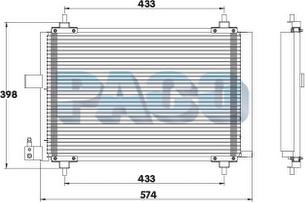 PACO PL5143 - Конденсатор, кондиціонер autozip.com.ua