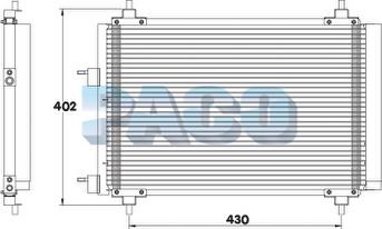PACO PL5173 - Конденсатор, кондиціонер autozip.com.ua