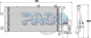 PACO PL3682/RD - Конденсатор, кондиціонер autozip.com.ua