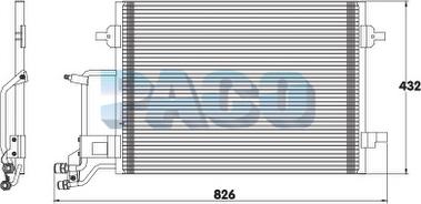 PACO PL3293 - Конденсатор, кондиціонер autozip.com.ua