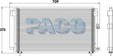PACO PL3262 - Конденсатор, кондиціонер autozip.com.ua