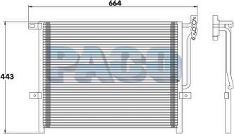 PACO PL3283 - Конденсатор, кондиціонер autozip.com.ua