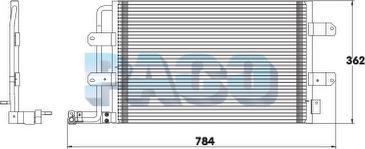 PACO PL3723 - Конденсатор, кондиціонер autozip.com.ua