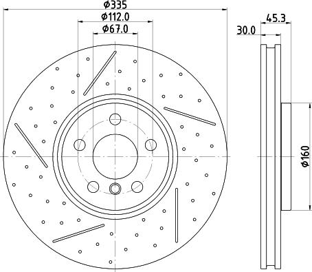 Pagid 56171HC - Гальмівний диск autozip.com.ua