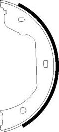 Pagid H9505N - Комплект гальм, ручник, парковка autozip.com.ua
