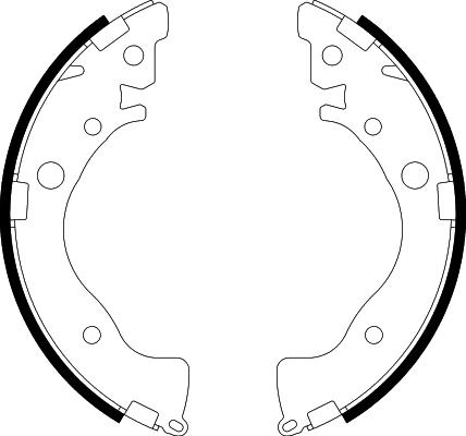 Pagid H1048 - Комплект гальм, барабанний механізм autozip.com.ua