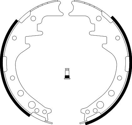 Pagid H1007 - Комплект гальм, барабанний механізм autozip.com.ua