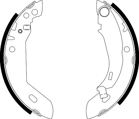 Pagid H8060 - Комплект гальм, барабанний механізм autozip.com.ua