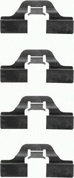 Pagid K0095N - Комплектуючі, колодки дискового гальма autozip.com.ua
