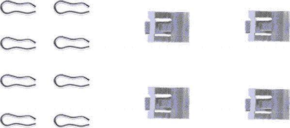 Pagid K0015N - Комплектуючі, колодки дискового гальма autozip.com.ua