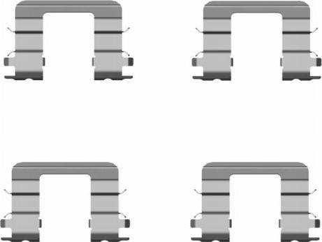 Pagid K0302N - Комплектуючі, колодки дискового гальма autozip.com.ua