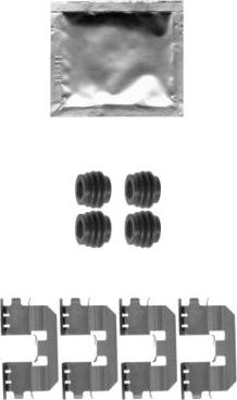 Pagid K0324 - Комплектуючі, колодки дискового гальма autozip.com.ua