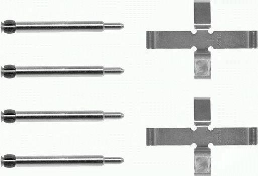 Pagid K0215N - Комплектуючі, колодки дискового гальма autozip.com.ua