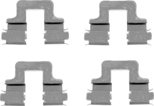 Pagid K0229N - Комплектуючі, колодки дискового гальма autozip.com.ua