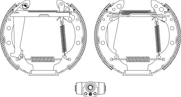 Pagid R0530 - Комплект гальм, барабанний механізм autozip.com.ua