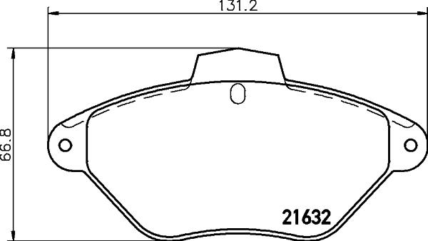 Pagid T9039 - Гальмівні колодки, дискові гальма autozip.com.ua