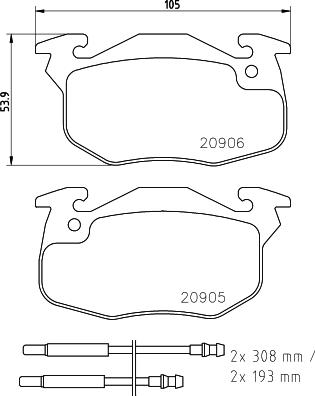 Pagid T9029 - Гальмівні колодки, дискові гальма autozip.com.ua