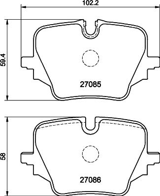 Pagid T4632 - Гальмівні колодки, дискові гальма autozip.com.ua