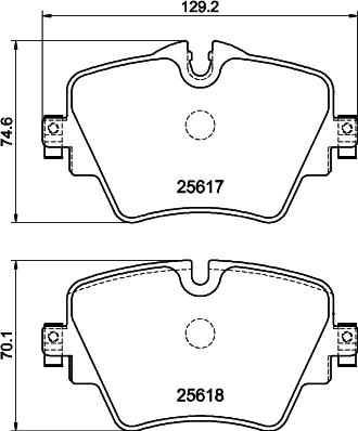 Pagid T4227 - Гальмівні колодки, дискові гальма autozip.com.ua