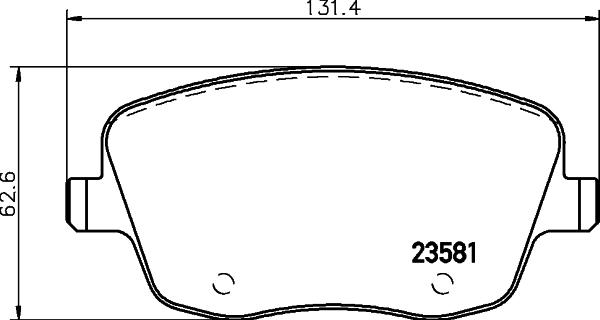 Pagid T5160 - Гальмівні колодки, дискові гальма autozip.com.ua