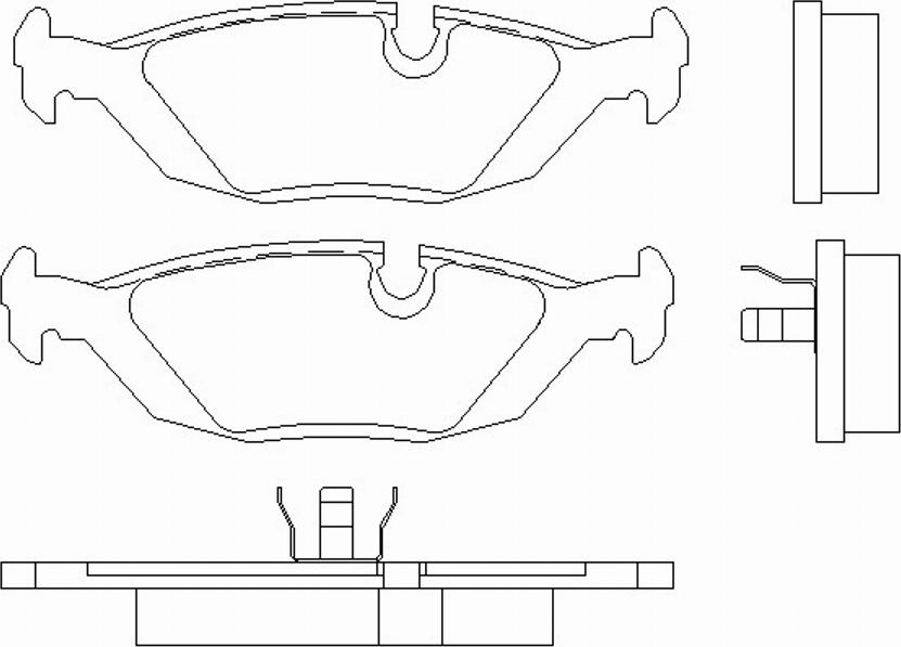 Pagid T0412 - Гальмівні колодки, дискові гальма autozip.com.ua