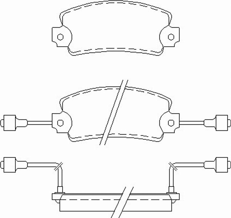 Pagid T0649 - Гальмівні колодки, дискові гальма autozip.com.ua