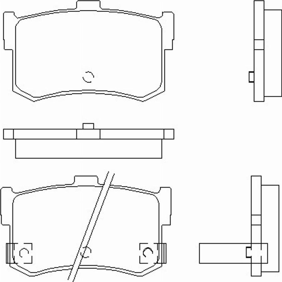 Pagid T 0369 - Гальмівні колодки, дискові гальма autozip.com.ua