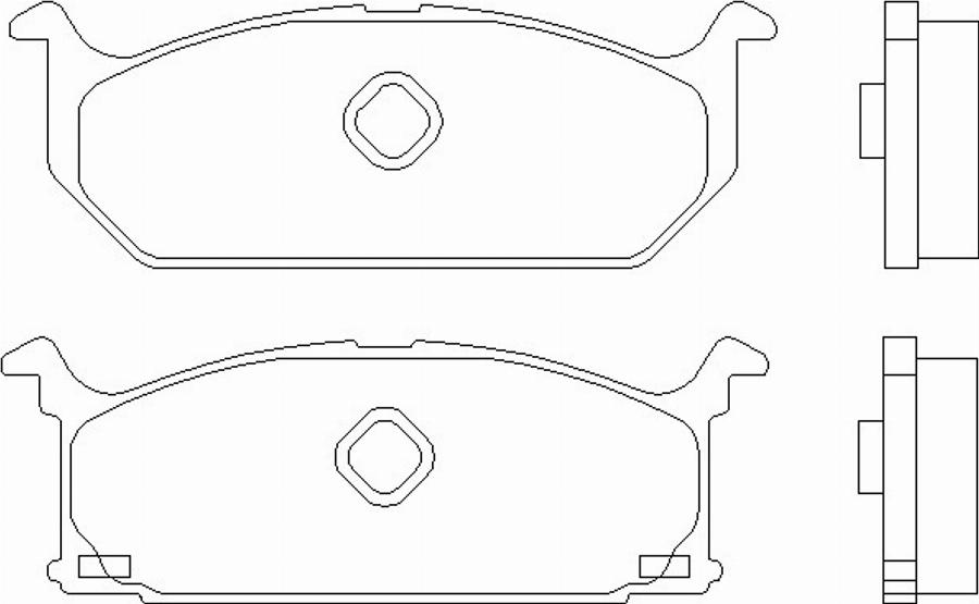 Pagid T0339 - Гальмівні колодки, дискові гальма autozip.com.ua