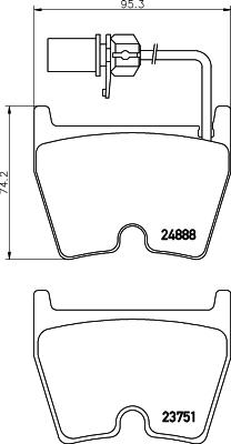 Pagid T1982 - Гальмівні колодки, дискові гальма autozip.com.ua