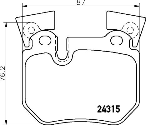 Magneti Marelli 363700201620 - Гальмівні колодки, дискові гальма autozip.com.ua