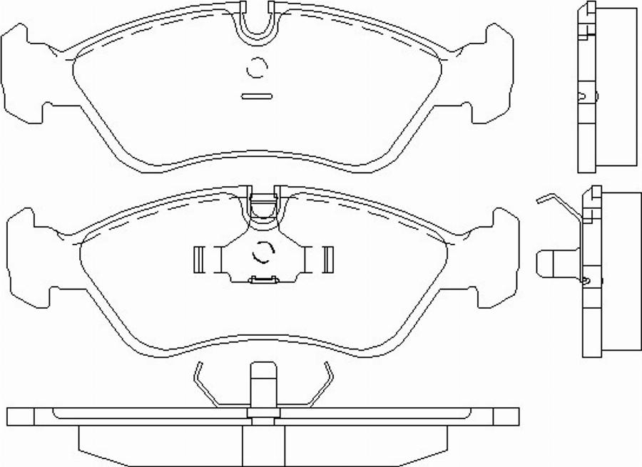 Pagid T1021 - Гальмівні колодки, дискові гальма autozip.com.ua