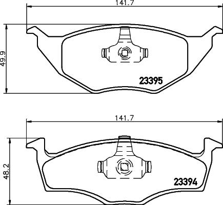 Pagid T1156 - Гальмівні колодки, дискові гальма autozip.com.ua