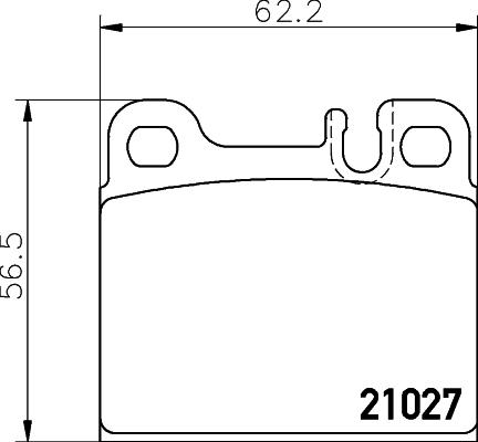 Pagid T1118 - Гальмівні колодки, дискові гальма autozip.com.ua