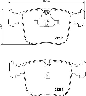 Pagid T1134 - Гальмівні колодки, дискові гальма autozip.com.ua