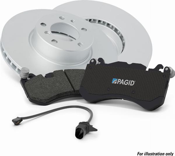 Pagid T1177N-50448N-02 - Комплект гальм, дисковий гальмівний механізм autozip.com.ua