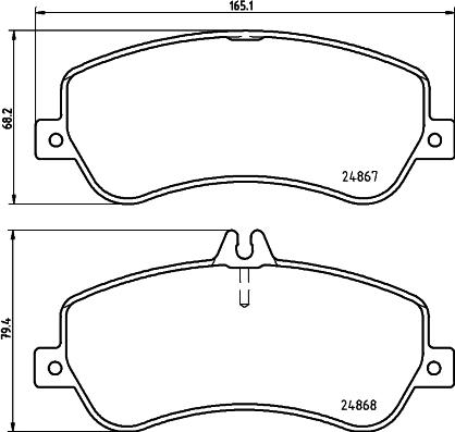 Pagid T1806 - Гальмівні колодки, дискові гальма autozip.com.ua