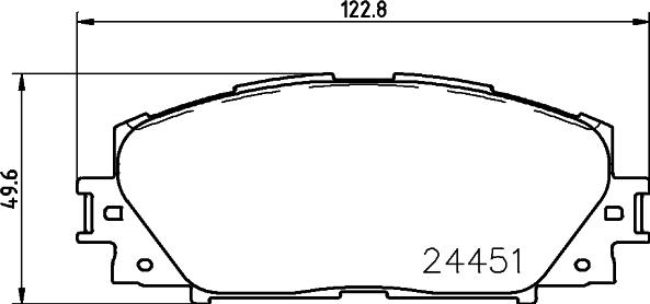 Pagid T2131 - Гальмівні колодки, дискові гальма autozip.com.ua