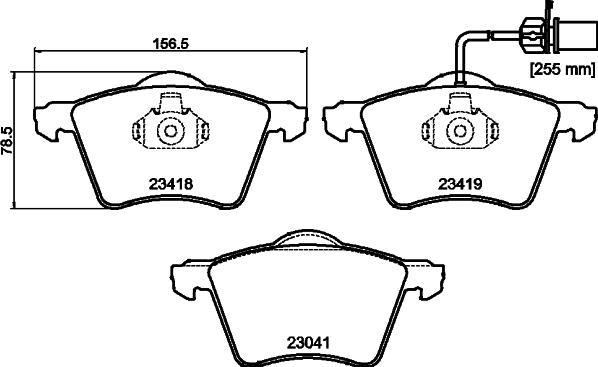 Pagid T1380 - Гальмівні колодки, дискові гальма autozip.com.ua