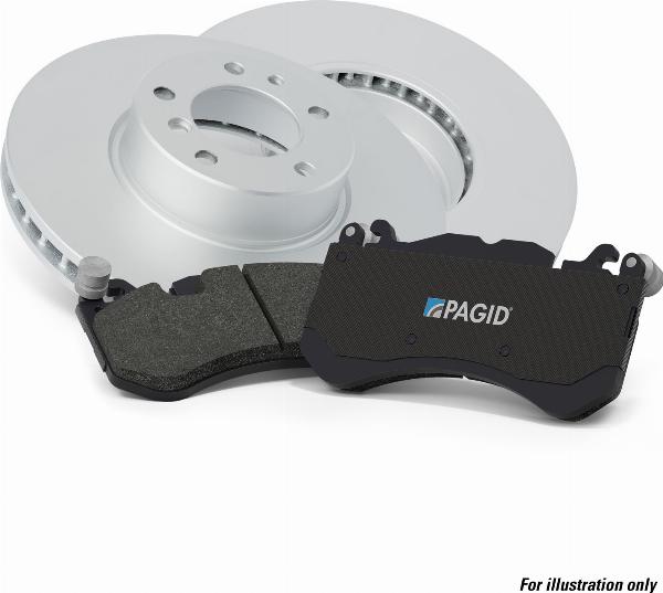 Pagid T1782N-54209N-00 - Комплект гальм, дисковий гальмівний механізм autozip.com.ua