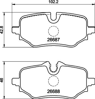 Pagid T3196 - Гальмівні колодки, дискові гальма autozip.com.ua