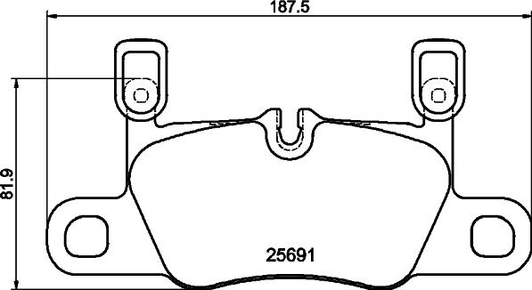 Pagid T3183 - Гальмівні колодки, дискові гальма autozip.com.ua