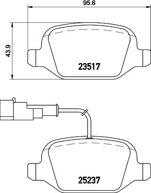 Pagid T3136 - Гальмівні колодки, дискові гальма autozip.com.ua